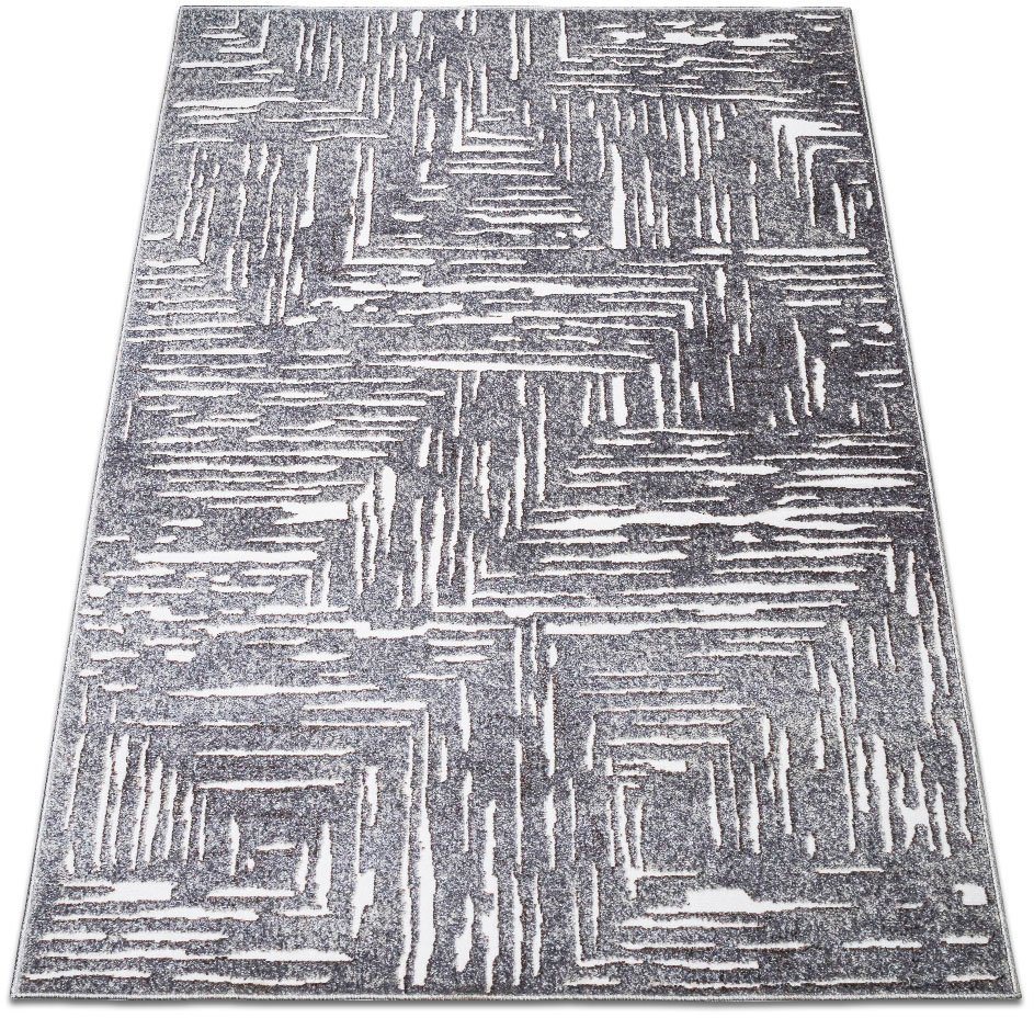 OTTO home Teppich Navid, rechteckig, Höhe: 9 mm, Kurzflor, Hoch-Tief-Struktur, 3D-Design, modern, pflegeleicht – Bild 3 von 5