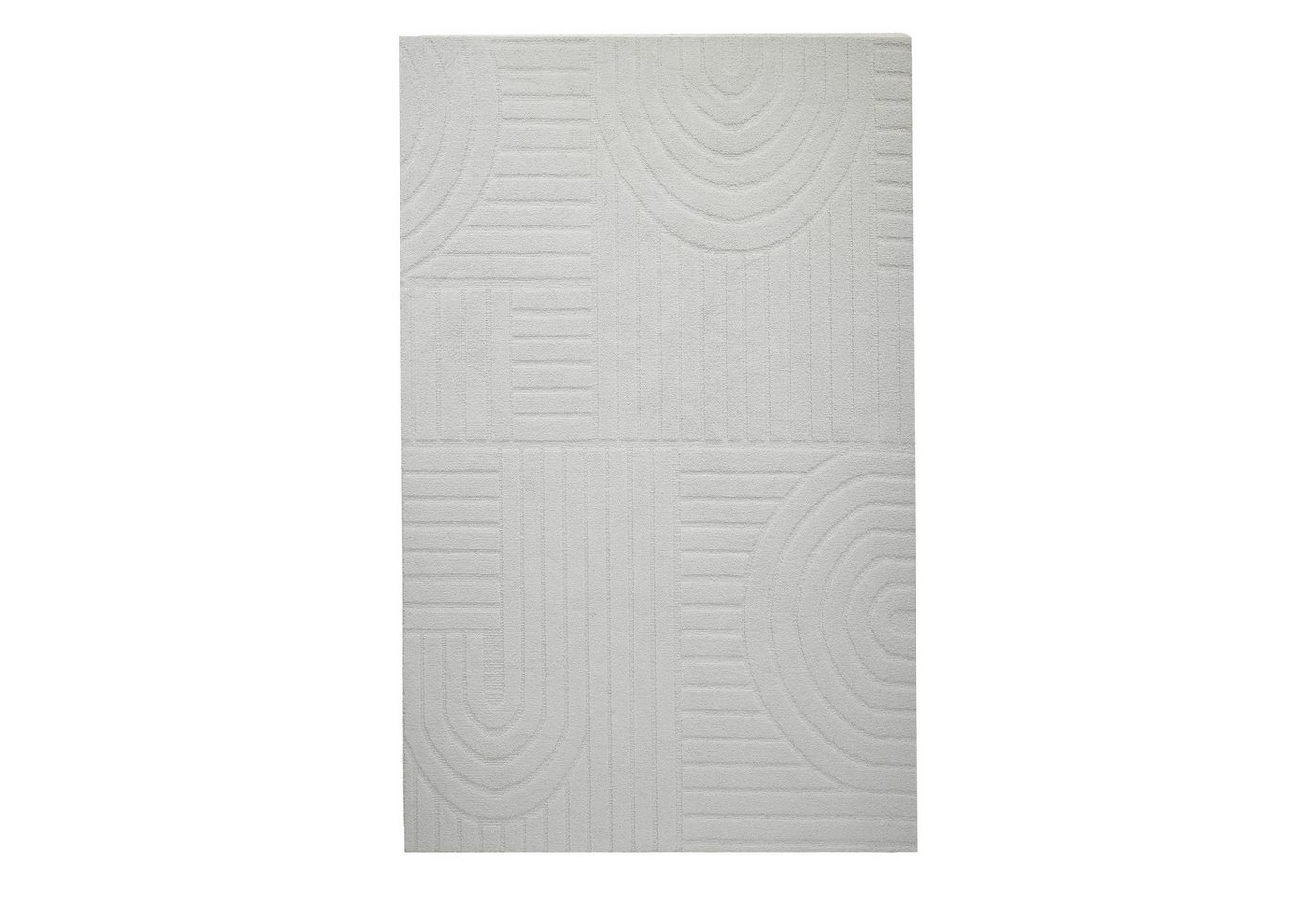 OTTO home Teppich Neele, Boho-Design, Hoch-Tief, waschbar, rechteckig, Höhe: 12 mm, 3D Optik, Skandinavisch, Designteppich, Wohnzimmer, Schlafzimmer – Bild 3 von 5