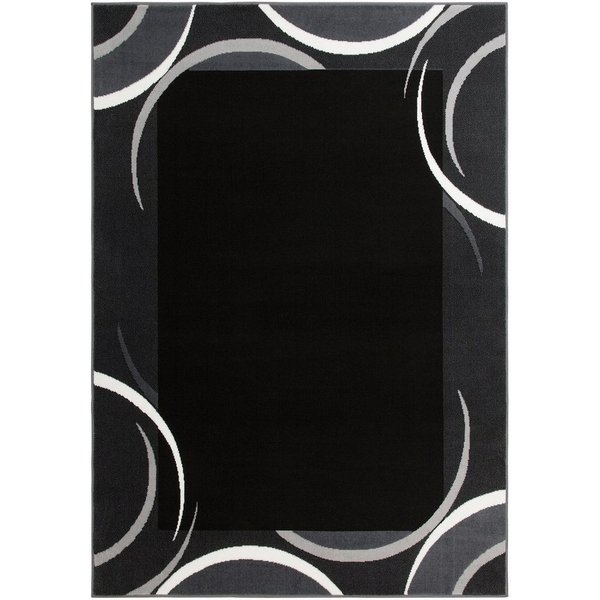OTTO home Teppich Noah, rechteckig, Höhe: 7 mm, weiche Haptik, Teppich mit Bordüre, Kurzflor, verspieltes Design