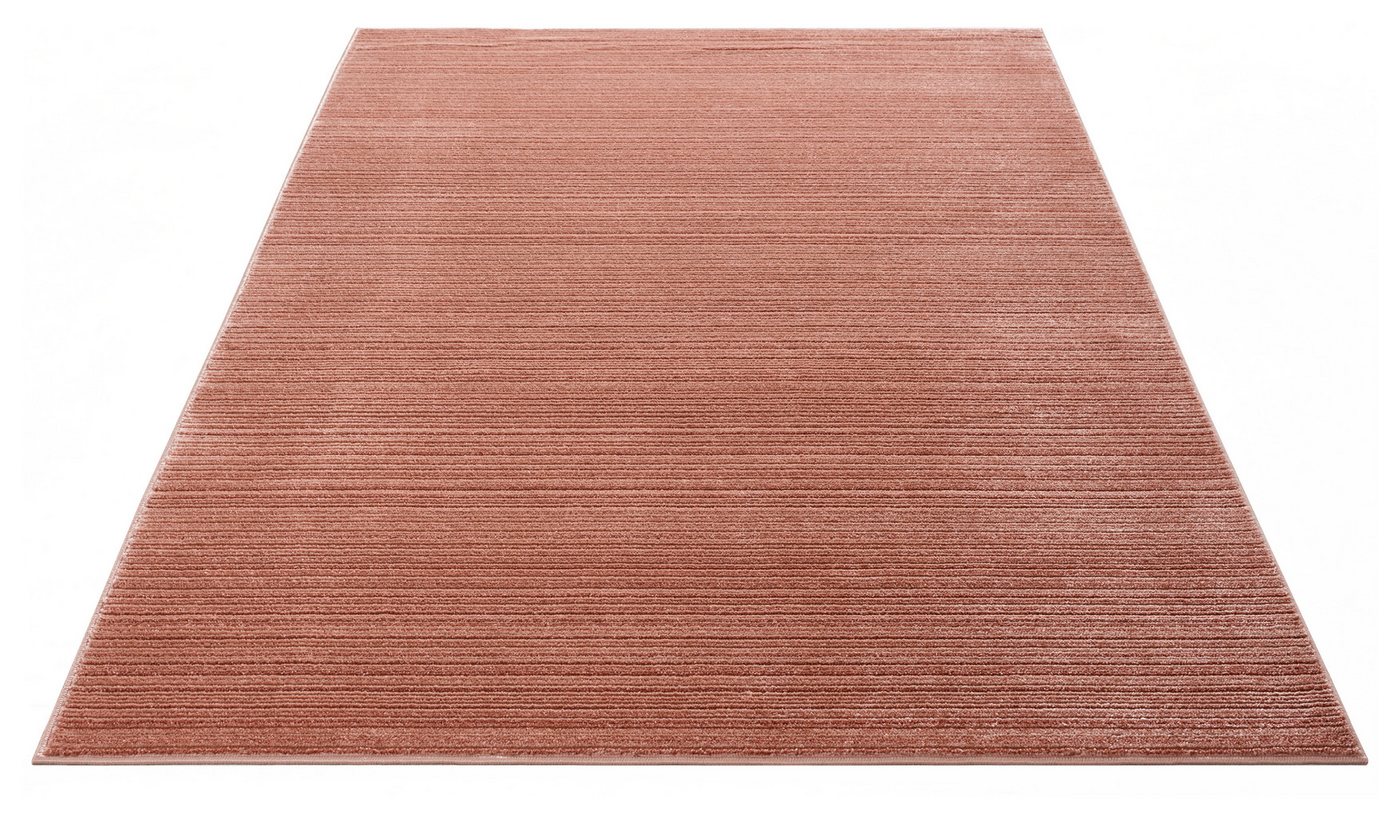 OTTO home Teppich Noolan, Hoch-Tief-Struktur, rechteckig, Höhe: 9 mm, gestreift, Streifen, weich, Wohnzimmer, Schlafzimmer, Esszimmer – Bild 3 von 5