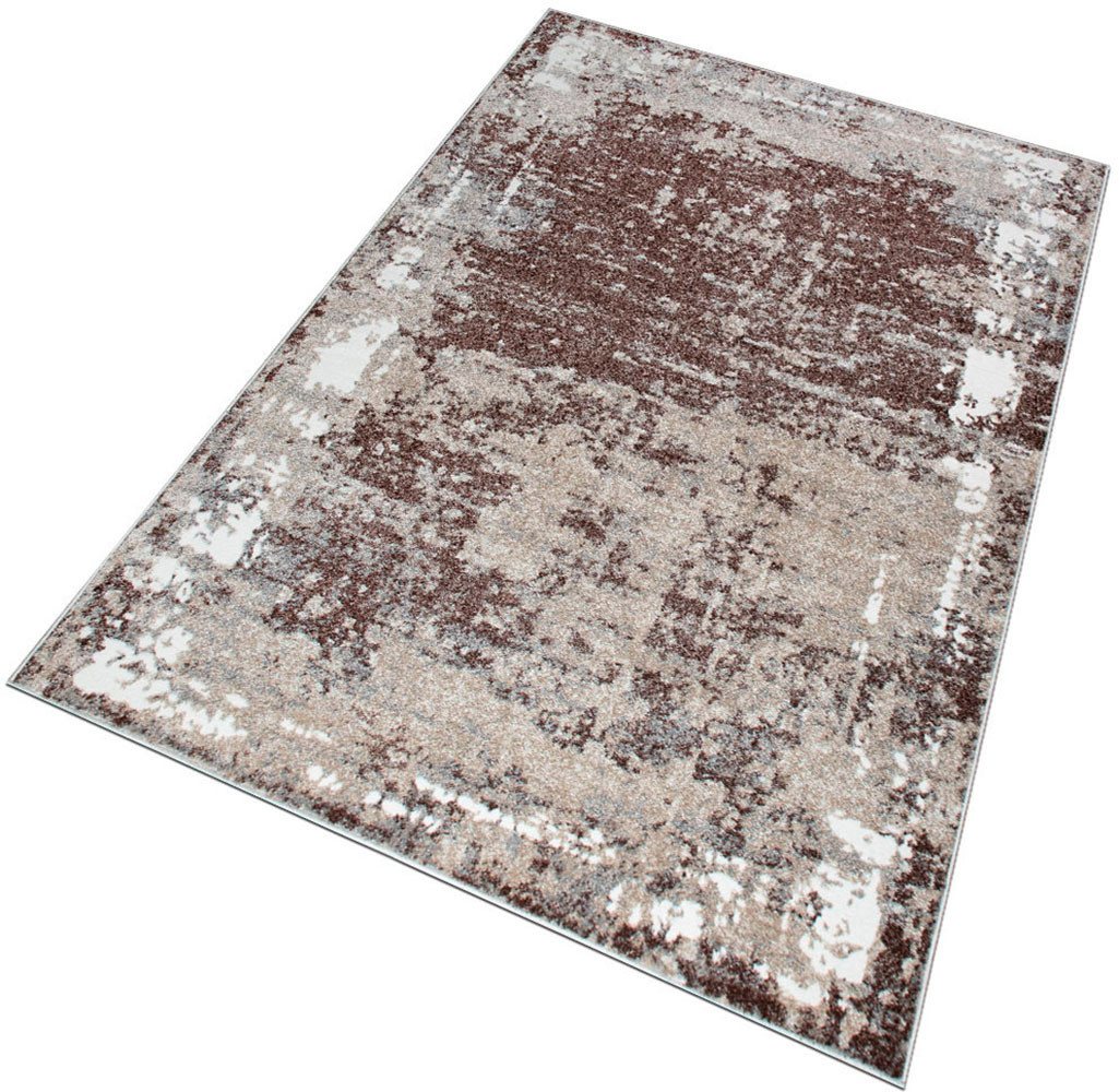 OTTO home Teppich Oberwill, rechteckig, Höhe: 9 mm, mit besonders weichem Flor, Kurzflor, Vintage, modern, dichte Qualität – Bild 4 von 5