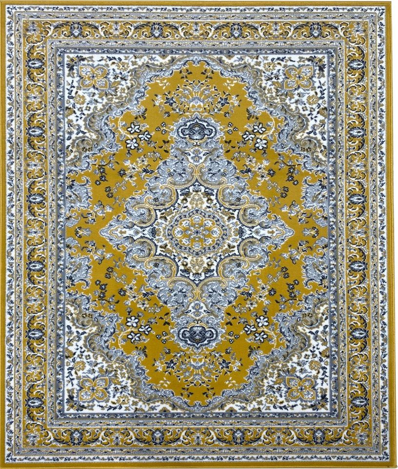 OTTO home Teppich Oriental, Made in Belgium, rechteckig, Höhe: 7 mm, Orient-Optik, mit Bordüre, Teppich, Kurzflor, Weich, Kundenliebling – Bild 2 von 5