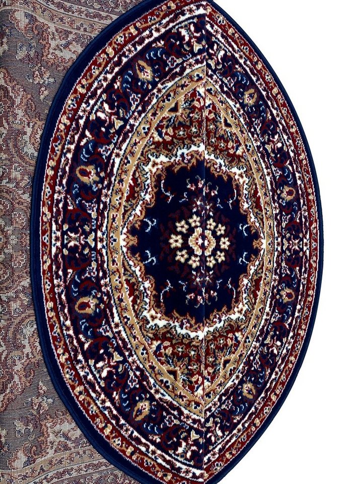 OTTO home Teppich Oriental, Made in Belgium, oval, Höhe: 7 mm, Orient-Optik, mit Bordüre, Teppich, Kurzflor, Weich, Kundenliebling – Bild 5 von 5