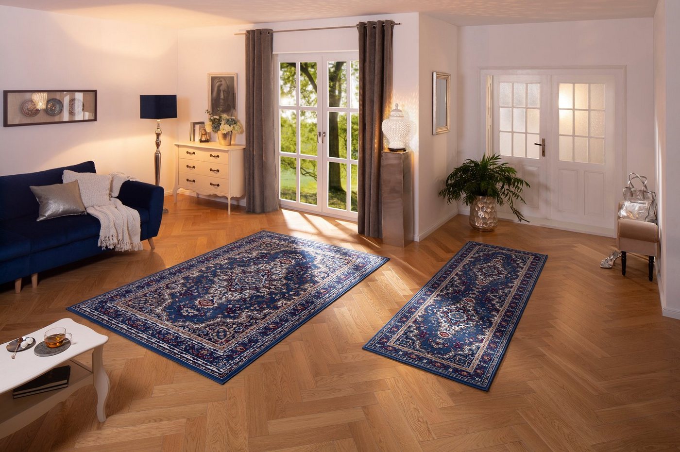 OTTO home Teppich Oriental, Made in Belgium, rechteckig, Höhe: 7 mm, Orient-Optik, mit Bordüre, Teppich, Kurzflor, Weich, Kundenliebling – Bild 5 von 5