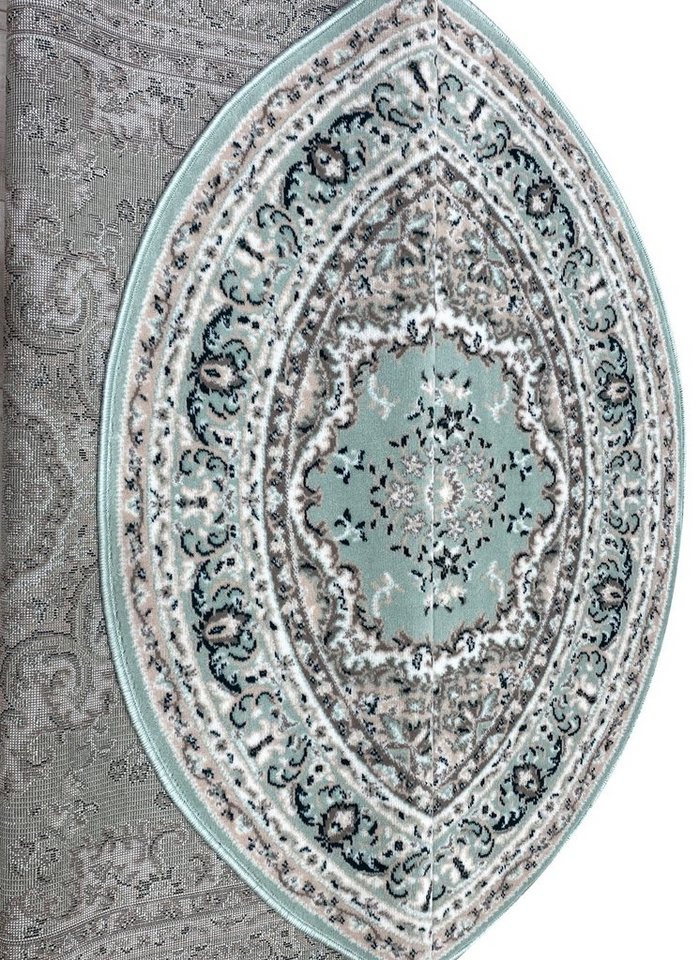 OTTO home Teppich Oriental, Made in Belgium, oval, Höhe: 7 mm, Orient-Optik, mit Bordüre, Teppich, Kurzflor, Weich, Kundenliebling – Bild 5 von 5