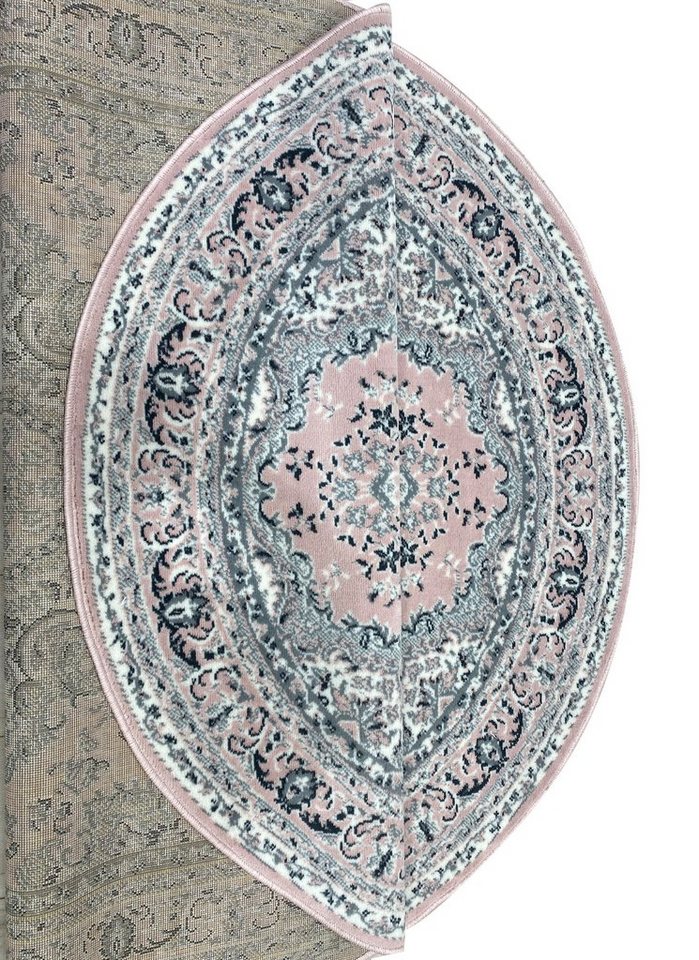 OTTO home Teppich Oriental, Made in Belgium, oval, Höhe: 7 mm, Orient-Optik, mit Bordüre, Teppich, Kurzflor, Weich, Kundenliebling – Bild 5 von 5