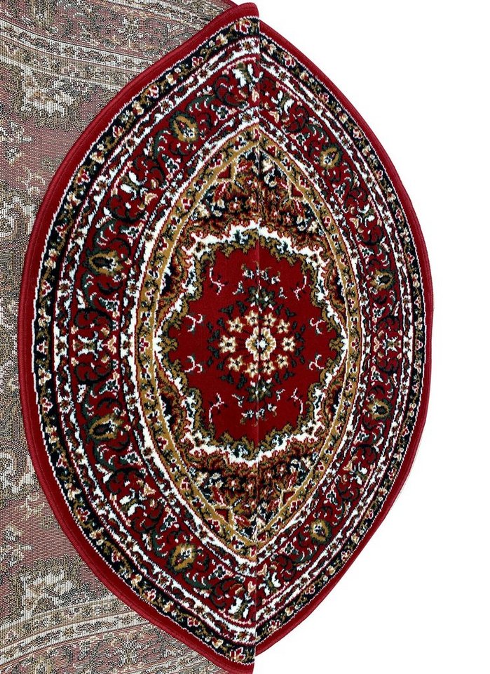 OTTO home Teppich Oriental, Made in Belgium, oval, Höhe: 7 mm, Orient-Optik, mit Bordüre, Teppich, Kurzflor, Weich, Kundenliebling – Bild 5 von 5