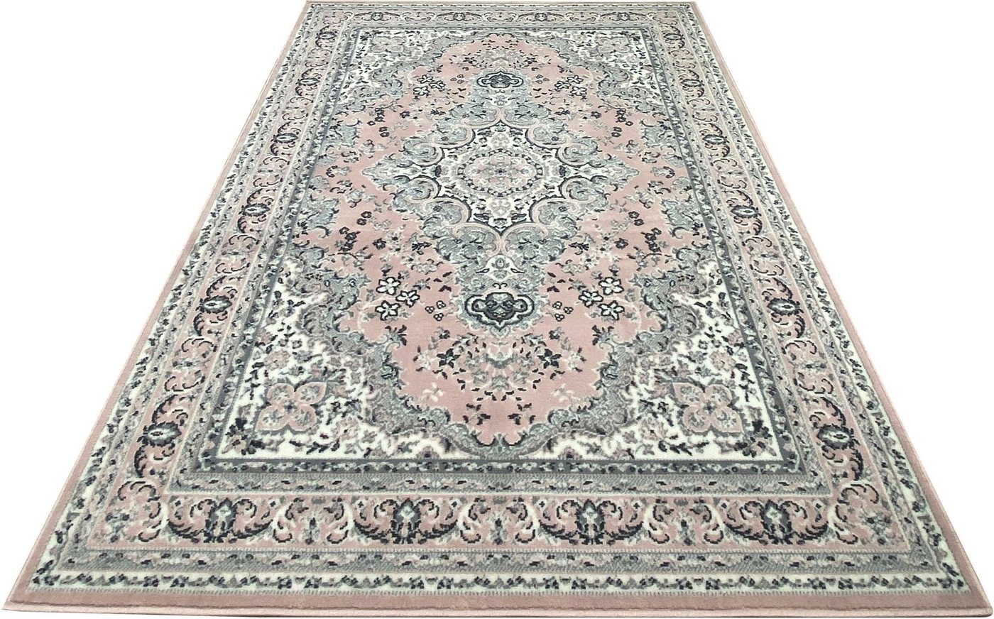 OTTO home Teppich Oriental, Made in Belgium, rechteckig, Höhe: 7 mm, Orient-Optik, mit Bordüre, Teppich, Kurzflor, Weich, Kundenliebling – Bild 2 von 5
