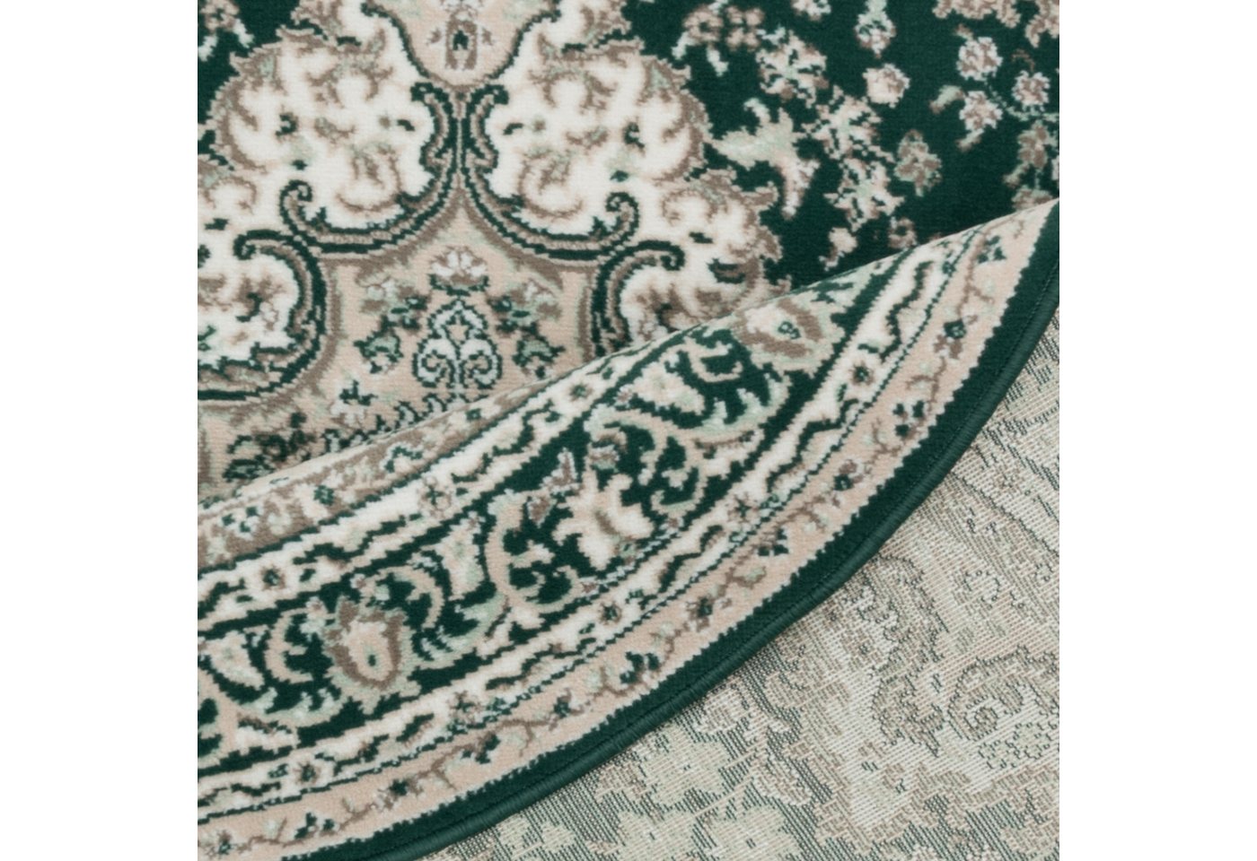 OTTO home Teppich Oriental, Made in Belgium, oval, Höhe: 7 mm, Orient-Optik, mit Bordüre, Teppich, Kurzflor, Weich, Kundenliebling – Bild 5 von 5