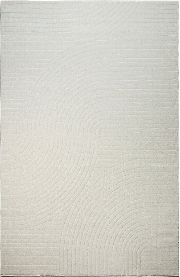 OTTO home Teppich Revea, Zen Garden-Design in Hoch-Tief-Struktur, rechteckig, Höhe: 9 mm, 3D-Effekt, softer Kurzflor, pflegeleicht, Scandi-Look – Bild 2 von 5