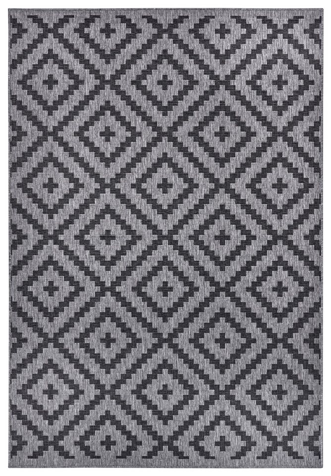 OTTO home Teppich Ronda Wendeteppich, rechteckig, Höhe: 5 mm, Sisal-Optik, Flachgewebe, In- und Outdoor, geometrisches Boho Design – Bild 2 von 5