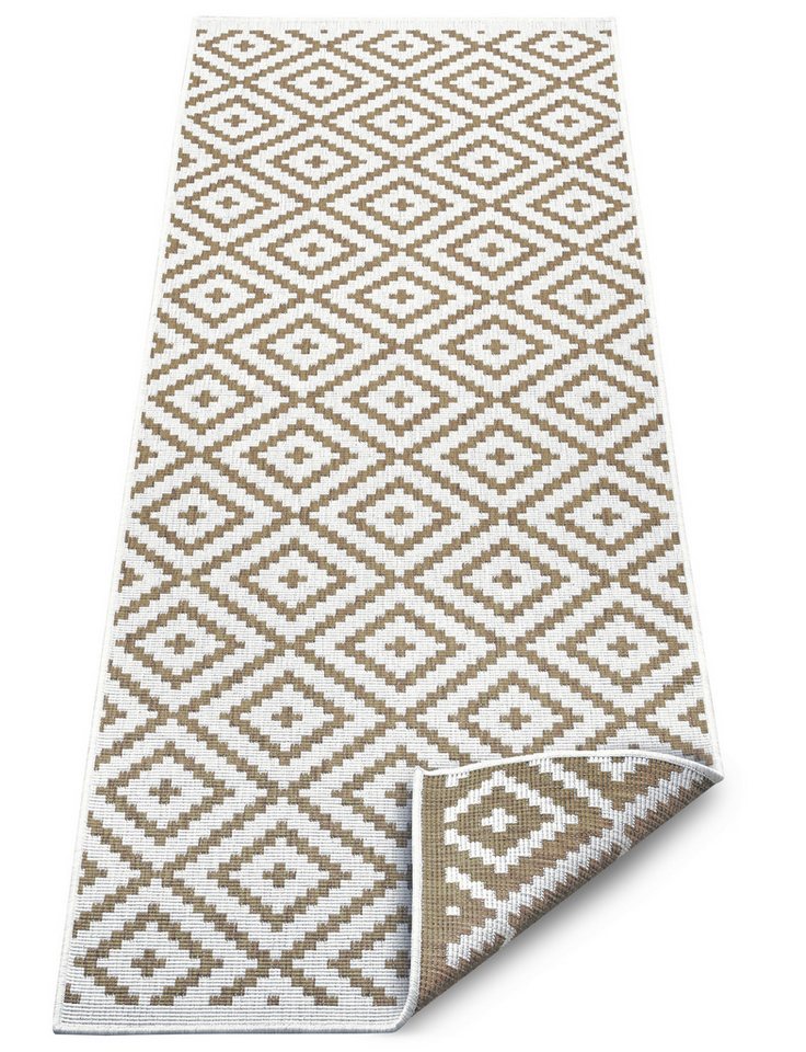OTTO home Teppich Ronda Wendeteppich, rechteckig, Höhe: 5 mm, Sisal-Optik, Flachgewebe, In- und Outdoor, geometrisches Boho Design – Bild 5 von 5