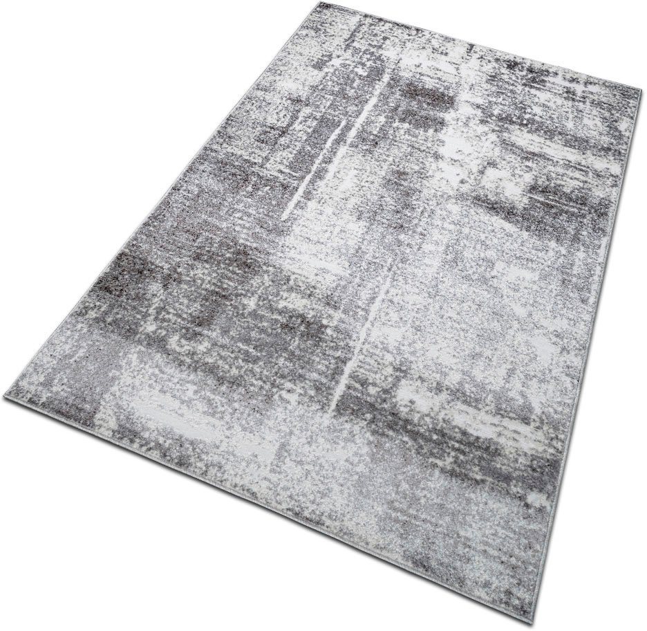 OTTO home Teppich Salsa, rechteckig, Höhe: 9 mm, mit besonders weichem Flor, Kurzflor, im Vintage-Look, dichte Qualität – Bild 4 von 5