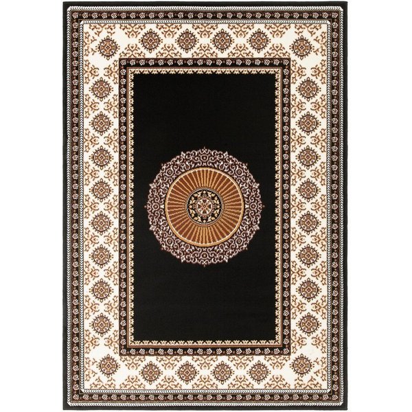 OTTO home Teppich Shari, Made in Belgium, rechteckig, Höhe: 7 mm, Orient-Optik, mit Bordüre, Teppich, Kurzflor, Weich, Pflegeleicht