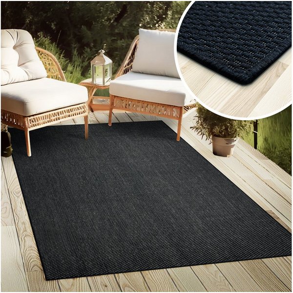 OTTO home Teppich Venedig, in Standard- und Premium-Qualität, 3 mm oder 5 mm Höhe, rechteckig, In- und Outdoor geeignet, Wetterfest & UV-beständig, Sisal-Optik