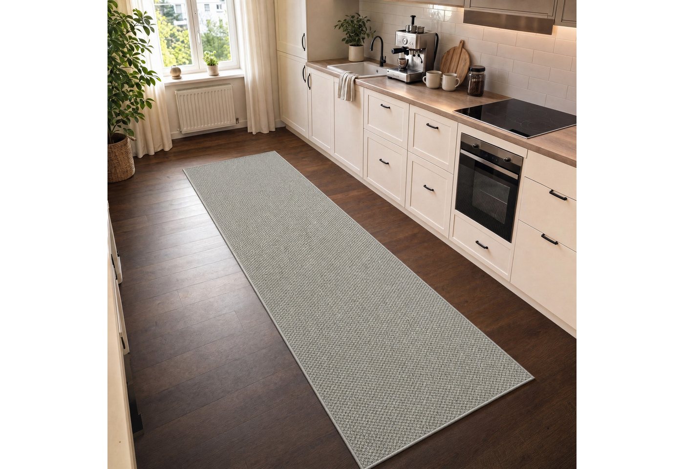 OTTO home Teppich Venedig, in Standard- und Premium-Qualität, 3 mm oder 5 mm Höhe, rechteckig, In- und Outdoor geeignet, Wetterfest & UV-beständig, Sisal-Optik – Bild 5 von 5