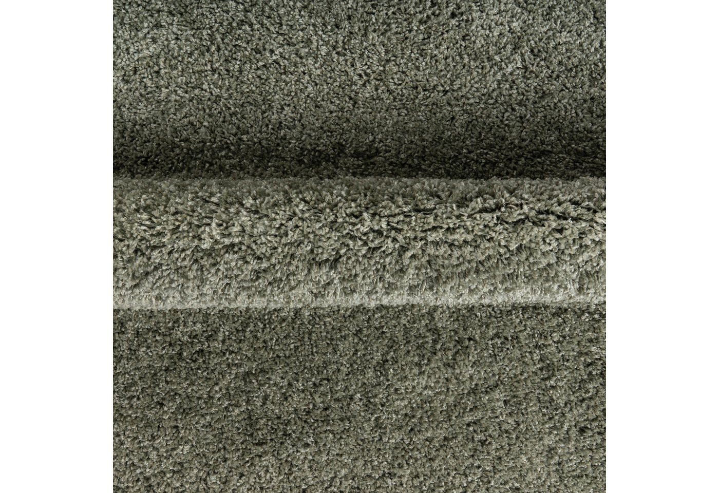 OTTO home Teppich Viva rund, rund, Höhe: 45 mm, Uni-Farben, einfarbig, besonders weich und kuschelig, Wohnzimmer – Bild 4 von 5
