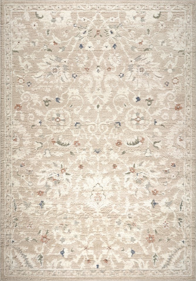 OTTO home Teppich Yasmin, orientalisches Design, rechteckig, Höhe: 12 mm, Vintage-Look, Orient-Optik, mehrfarbig, Wohnzimmer, Schlafzimmer – Bild 2 von 5