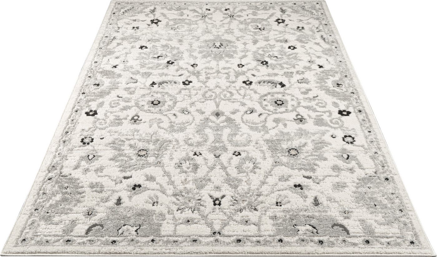 OTTO home Teppich Yasmin, orientalisches Design, rechteckig, Höhe: 12 mm, Vintage-Look, Orient-Optik, mehrfarbig, Wohnzimmer, Schlafzimmer – Bild 3 von 5