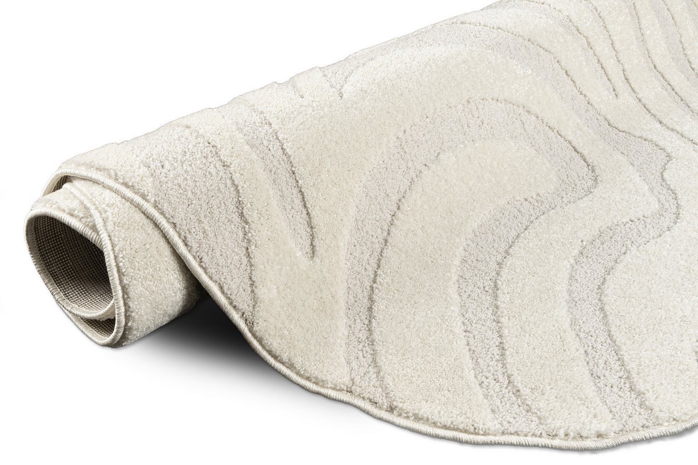 OTTO home Teppich Zebra, besondere Form, Animal-Look, rechteckig, Höhe: 12 mm, moderner Animal-Print, Tiermotiv, Wohnzimmer, Schlafzimmer – Bild 5 von 5