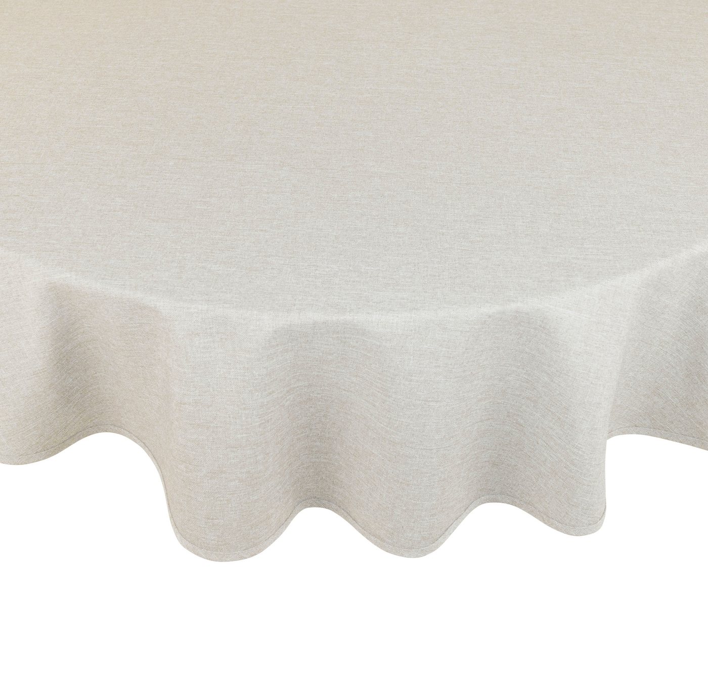 OTTO home Tischdecke Josée, wasserabweisend, in eckig & rund (Packung 1-tlg), strukturiert, Leinenoptik, uni,wasserabweisend, pflegeleicht, Deko – Bild 3 von 5