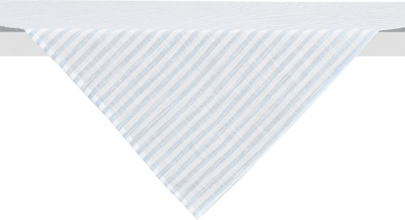 OTTO home Tischdecke Marric 1 Stück, halbtransparent, Dekoration, (Packung 1-tlg), halbtransparente Tischdecke, Leinenoptik mit Streifen – Bild 3 von 4