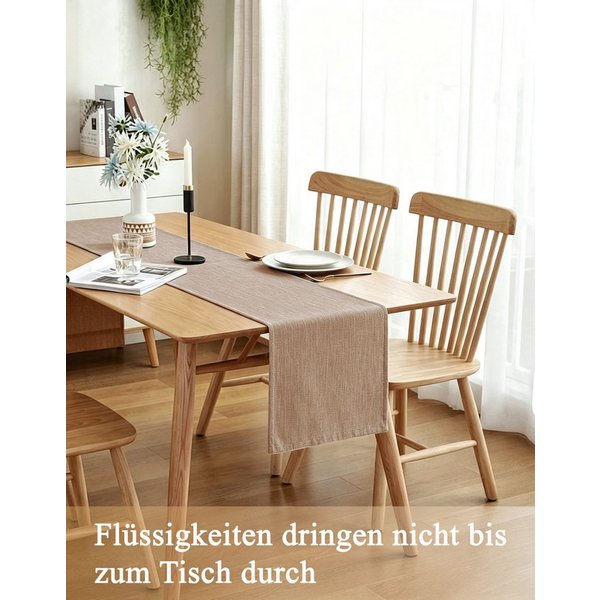 OTTO home Tischläufer Ozzie, 1 Stück in Leinenoptik, verschiedene Größen, Dekoration (1-tlg), Formstabil & pflegeleicht, gewebtes Design, uni, Dekoration, Esszi