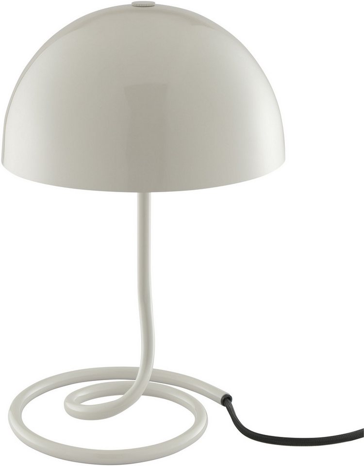 OTTO home Tischleuchte Charlett Pilz Lampe, ohne Leuchtmittel, Tischlampe, Ø 20 cm, Höhe 31 cm, Metall, Spiralfuß, Pilzleuchte, G9 – Bild 3 von 5