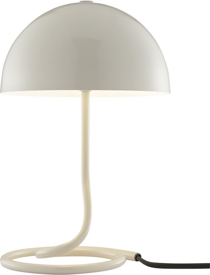 OTTO home Tischleuchte Charlett Pilz Lampe, ohne Leuchtmittel, Tischlampe, Ø 20 cm, Höhe 31 cm, Metall, Spiralfuß, Pilzleuchte, G9 – Bild 4 von 5