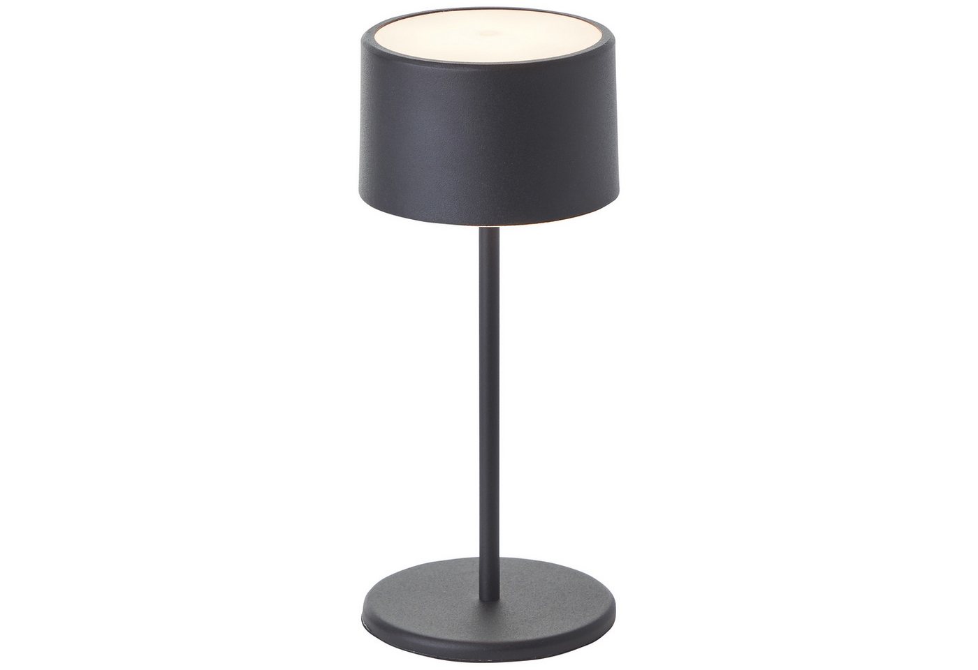 OTTO home Tischleuchte Dreell, Akkuleuchte, Dimmfunktion, LED fest integriert, Warmweiß, 2er Set, 210 lm, Touchdimmer, 3000 K, H 21 cm – Bild 4 von 5