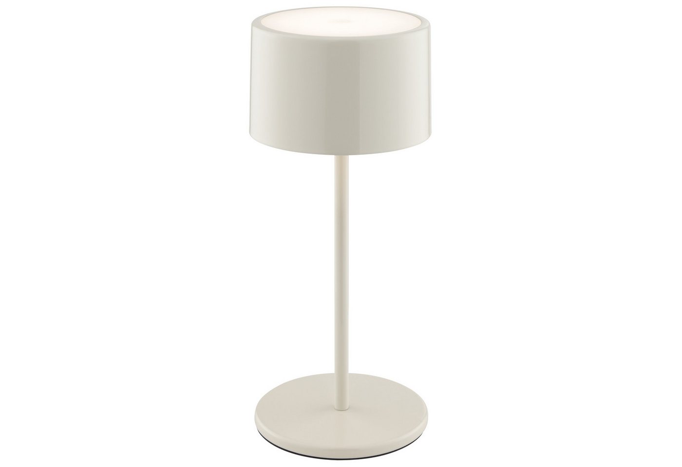 OTTO home Tischleuchte Dreell, Akkuleuchte, Dimmfunktion, LED fest integriert, Warmweiß, 2er Set, 210 lm, Touchdimmer, 3000 K, H 21 cm – Bild 4 von 5