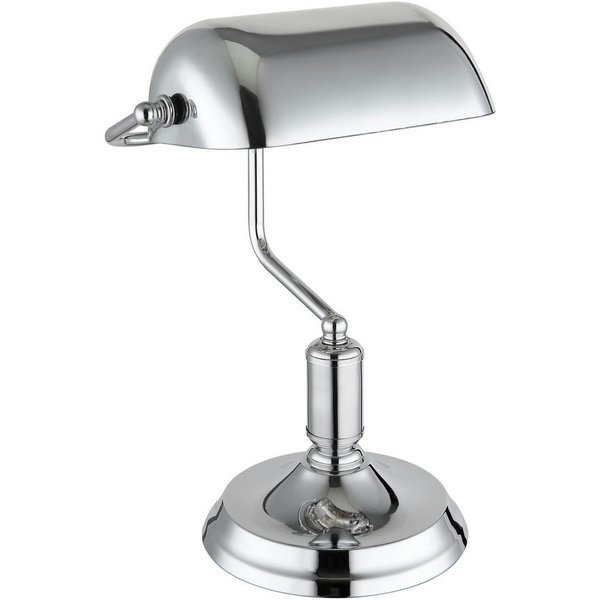 OTTO home Tischleuchte Ellvi, Ein-/Ausschalter, ohne Leuchtmittel, Wippschalter am Kabel, Bankerlampe, Vintage