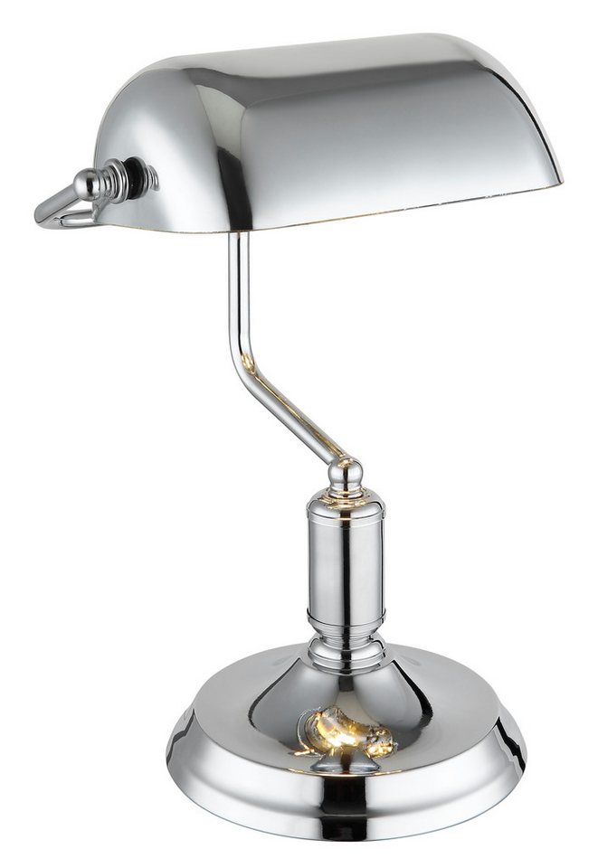 OTTO home Tischleuchte Ellvi, Ein-/Ausschalter, ohne Leuchtmittel, Wippschalter am Kabel, Bankerlampe, Vintage – Bild 4 von 5