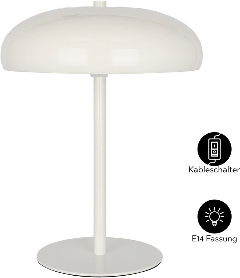 OTTO home Tischleuchte Jessee, ohne Leuchtmittel, Leuchtmittel wechselbar, blendfreies Licht - ideal als Deko- oder Nachttischleuchte – Bild 4 von 5