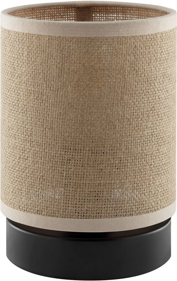 OTTO home Tischleuchte Mikka, ohne Leuchtmittel, mit Leinenstoffschirm, Höhe 17,5 cm, Ø 13 cm – Bild 2 von 5