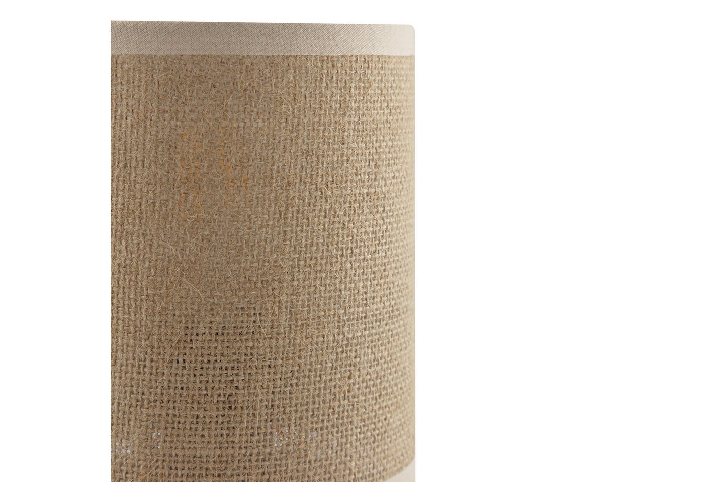 OTTO home Tischleuchte Mikka, ohne Leuchtmittel, mit Leinenstoffschirm, Höhe 17,5 cm, Ø 13 cm – Bild 5 von 5