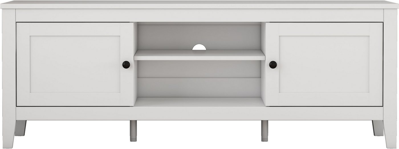 OTTO home TV-Board Avelin, Melaminoberfläche, schwarze Metallgriffe, Breite 150 cm – Bild 2 von 5