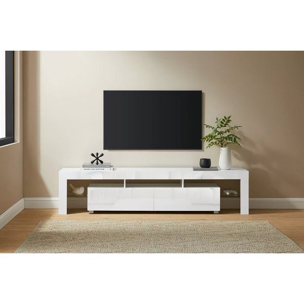 OTTO home TV-Board Cassy, Hochglanz-Fronten, viel Stauraum und Metallschienen, Breite 200 cm
