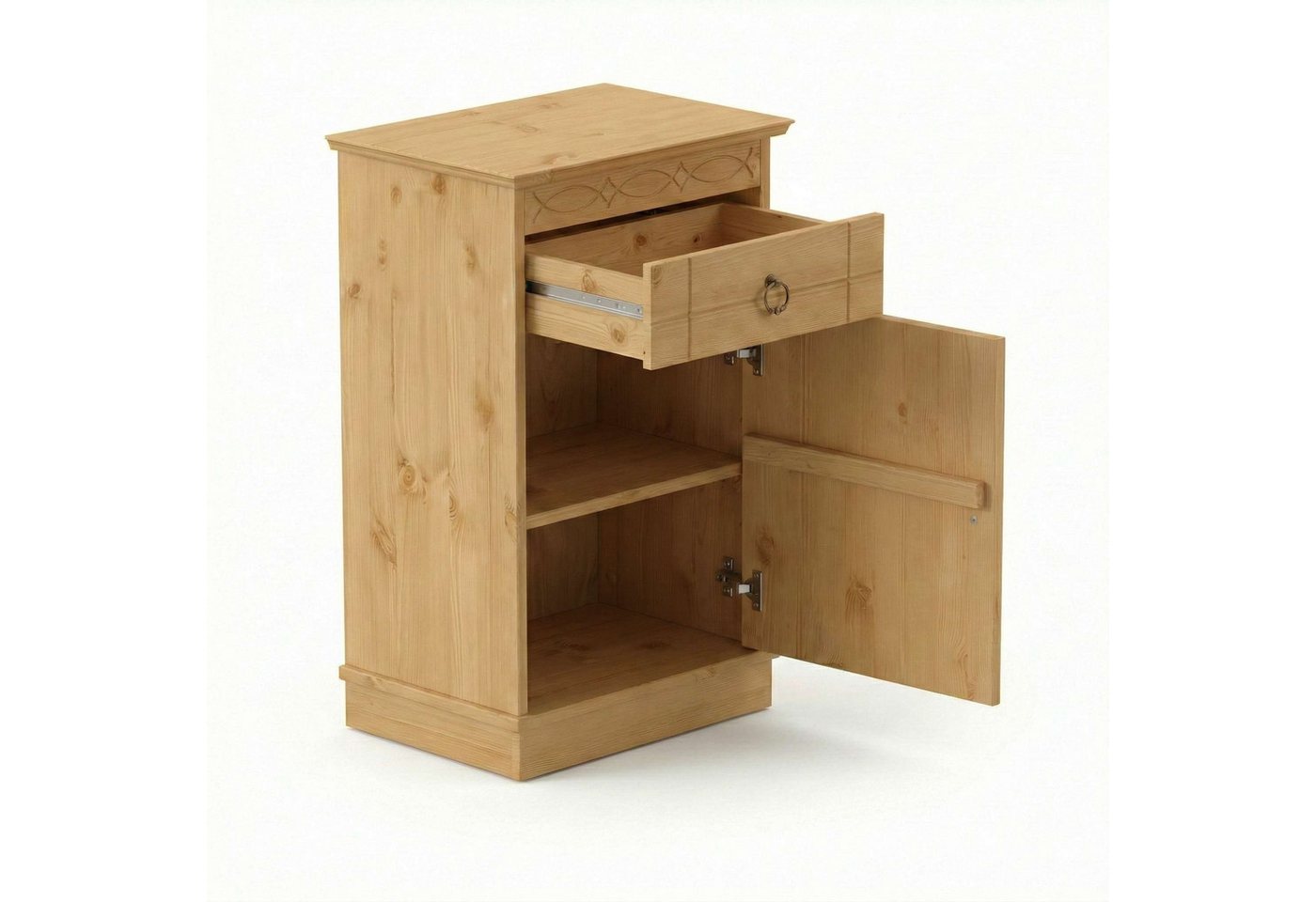 OTTO home Unterschrank Indra, Badschrank, Badmöbel, Badezimmerschrank (B/T/H: 46/32/73 cm) aus massiver Kiefer, mit Schublade, FSC®-zertifiziert – Bild 5 von 5