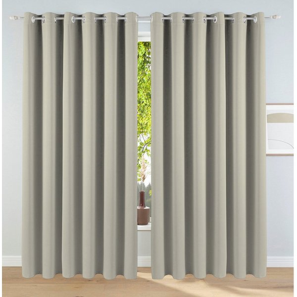OTTO home Verdunkelungsvorhang Solana (1 St), Ösen, verdunkelnd, Polyester, Vorhang, Gardine, Breite 280 cm, verdunkelnd, einfarbig, Raumteiler