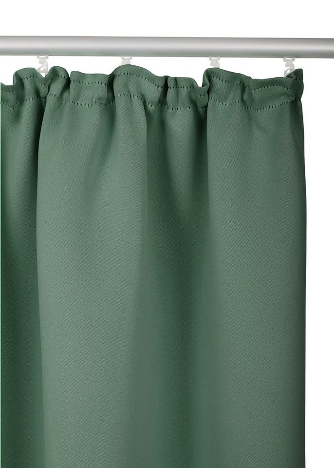 OTTO home Verdunkelungsvorhang Solana, Gardinen mit Kräuselband, verdunkelnd, 2er Set, Topseller (2 St), Kräuselband, verdunkelnd, 2er-Set Verdunklungsvorhang m – Bild 3 von 5