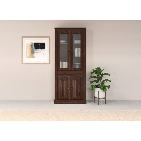 OTTO home Vitrine Liotta Mit 2 Glastüren und 1 Schublade