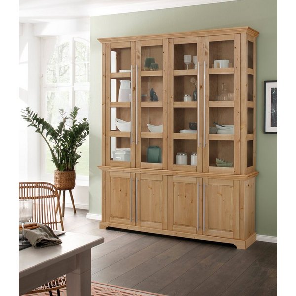 OTTO home Vitrine Melissa aus massiver Kiefer, FSC® zertifiziert, Breite 171 cm