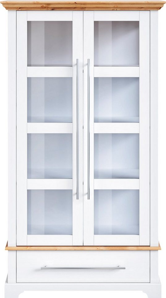 OTTO home Vitrine Melissa Höhe 169 cm, Breite 94 cm, 2-türig, Kiefer massiv, FSC® – Bild 4 von 5