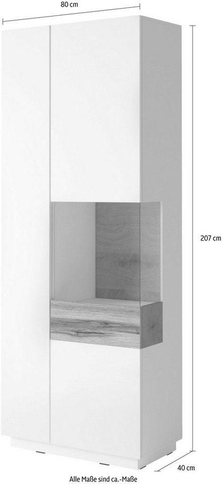 OTTO home Vitrine SILKE Höhe 207 cm – Bild 3 von 5