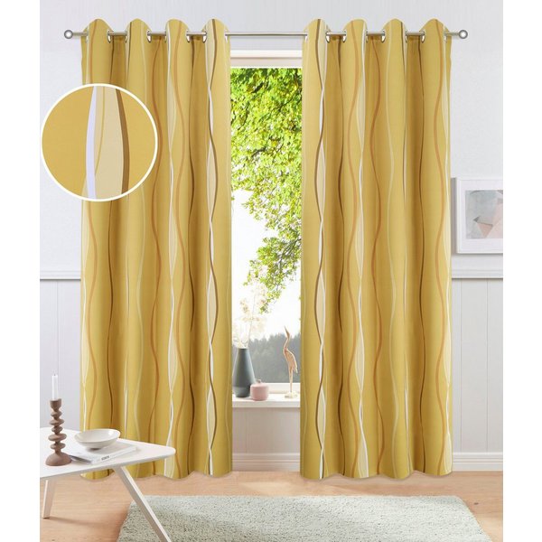 OTTO home Vorhang Dimona Blackout (1 St), Ösen, verdunkelnd, Polyester