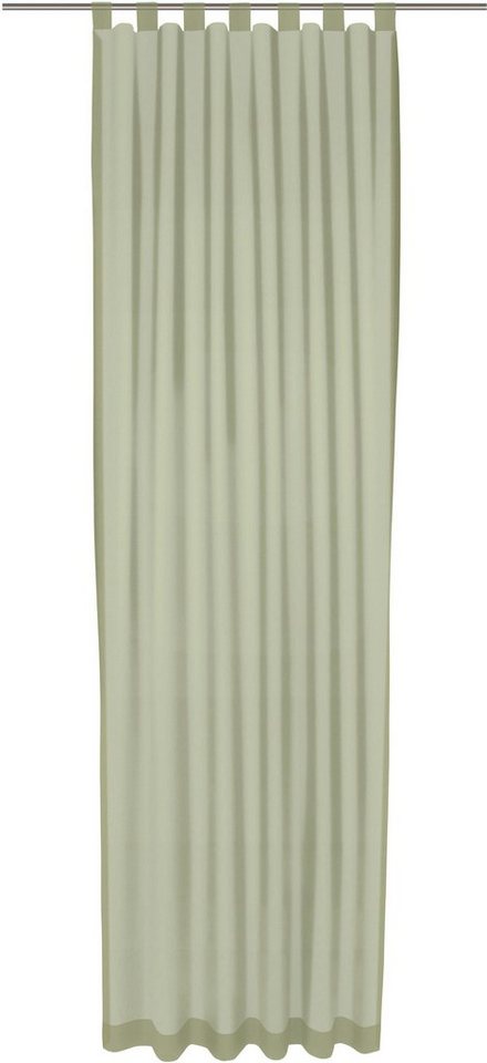 OTTO home Vorhang Elby 1 (1 St), Schlaufen, halbtransparent, Jacquard, transparent, basic, monochrom, bis 295 cm Länge – Bild 3 von 5