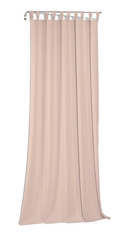 OTTO home Vorhang Elby 1 (1 St), Schlaufen, halbtransparent, Jacquard, transparent, basic, monochrom, bis 295 cm Länge – Bild 3 von 5