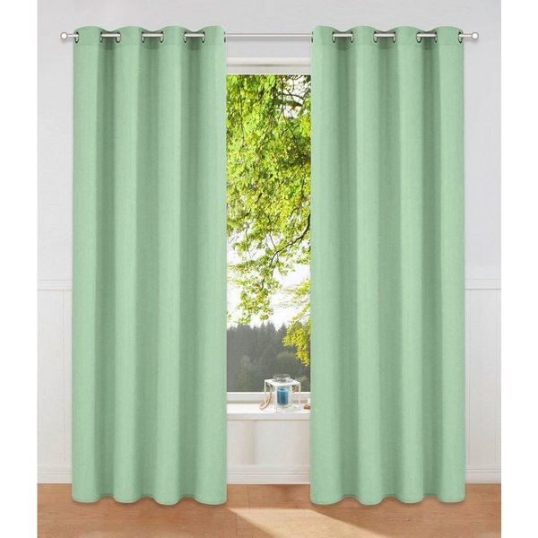OTTO home Vorhang Parry, Ösen, 2er Set, blickdicht, Topseller (2 St), Ösen, blickdicht, Polyester, 2-er Set, blickdicht, monochrom, basic