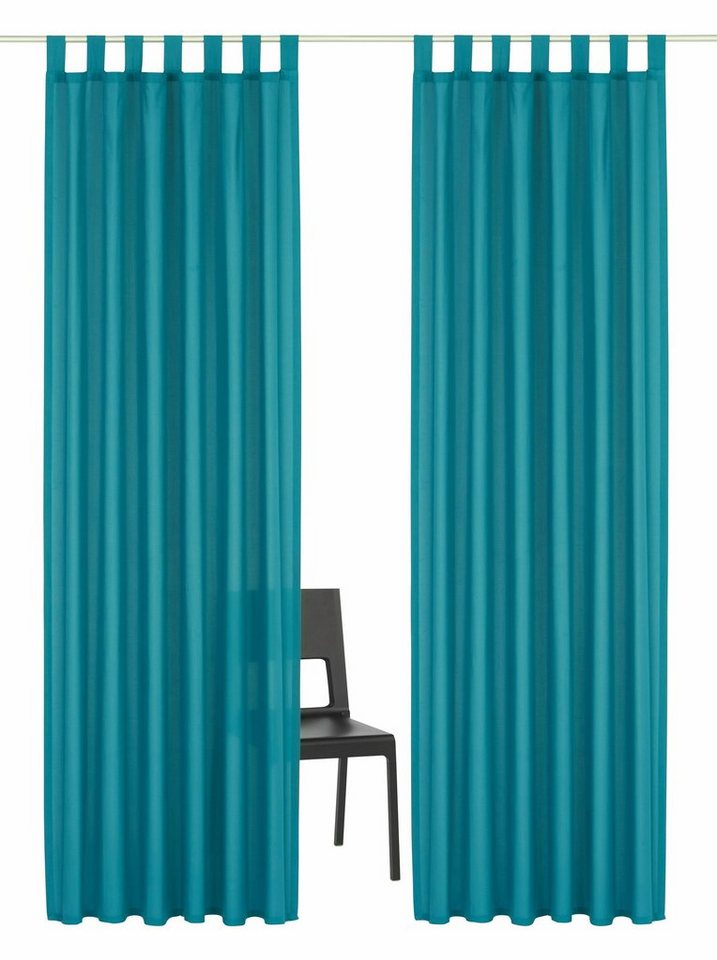 OTTO home Vorhang Parry, Schlaufen, 2er Set, blickdicht, Topseller (2 St), Schlaufen, blickdicht, Polyester, 2-er Set, blickdicht, monochrom, basic – Bild 2 von 5